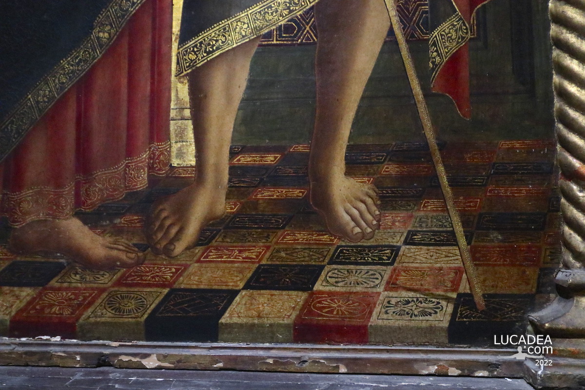 La esadattilia in un dipinto in Santa Maria in Castello a Genova