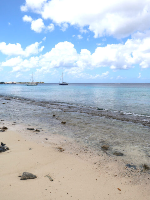 Mare da sogno: la costa vicino al porto dell'isola di Bonaire