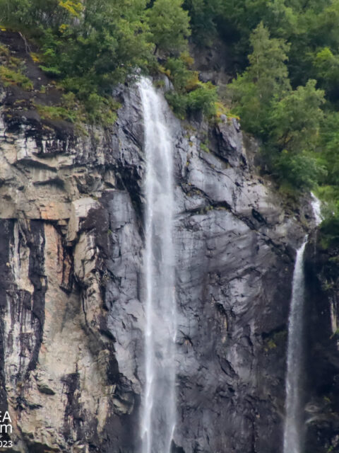 Alcune cascate che si ammirano nel Geirangerfjord in Norvegia