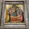 Il dipinto "Madonna in trono col Bambino e Santi" del Ghirlandaio a Lucca