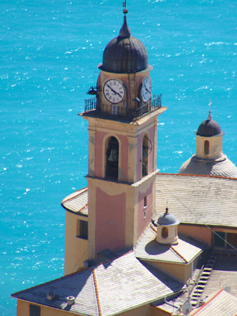 Il campanile della Basilica Minore di Santa Maria Assunta di Camogli