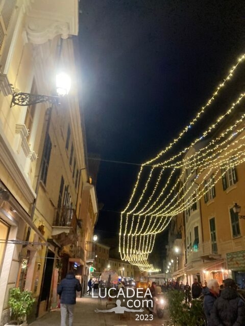 Le luminarie di Natale a Sestri Levante