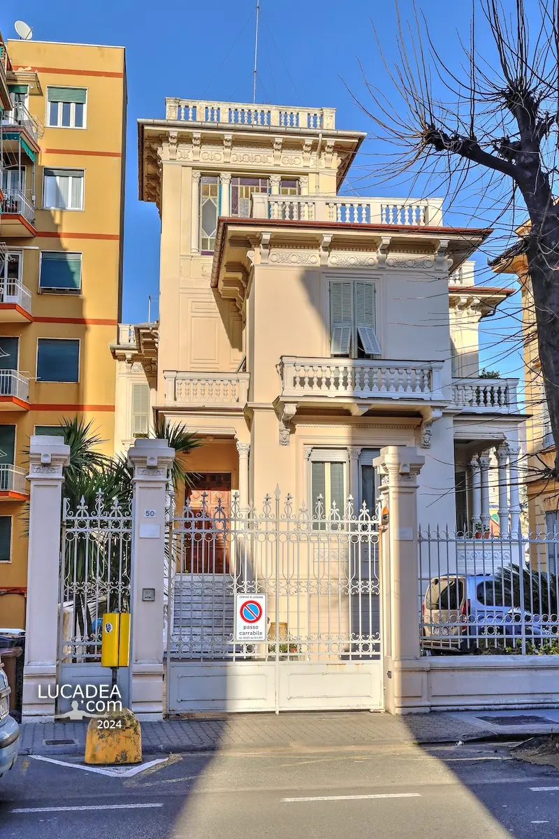 La maestosa Villa Chiappe a Lavagna