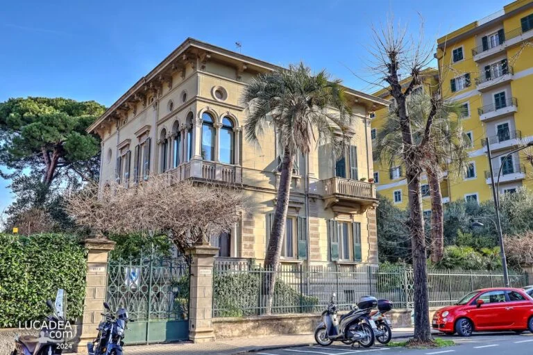 La bella Villa Castagnino a Lavagna