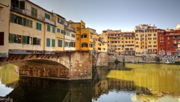 Le case su Ponte Vecchio a Firenze