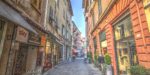 Uno scorcio di viale Mazzini il caruggio di Rapallo